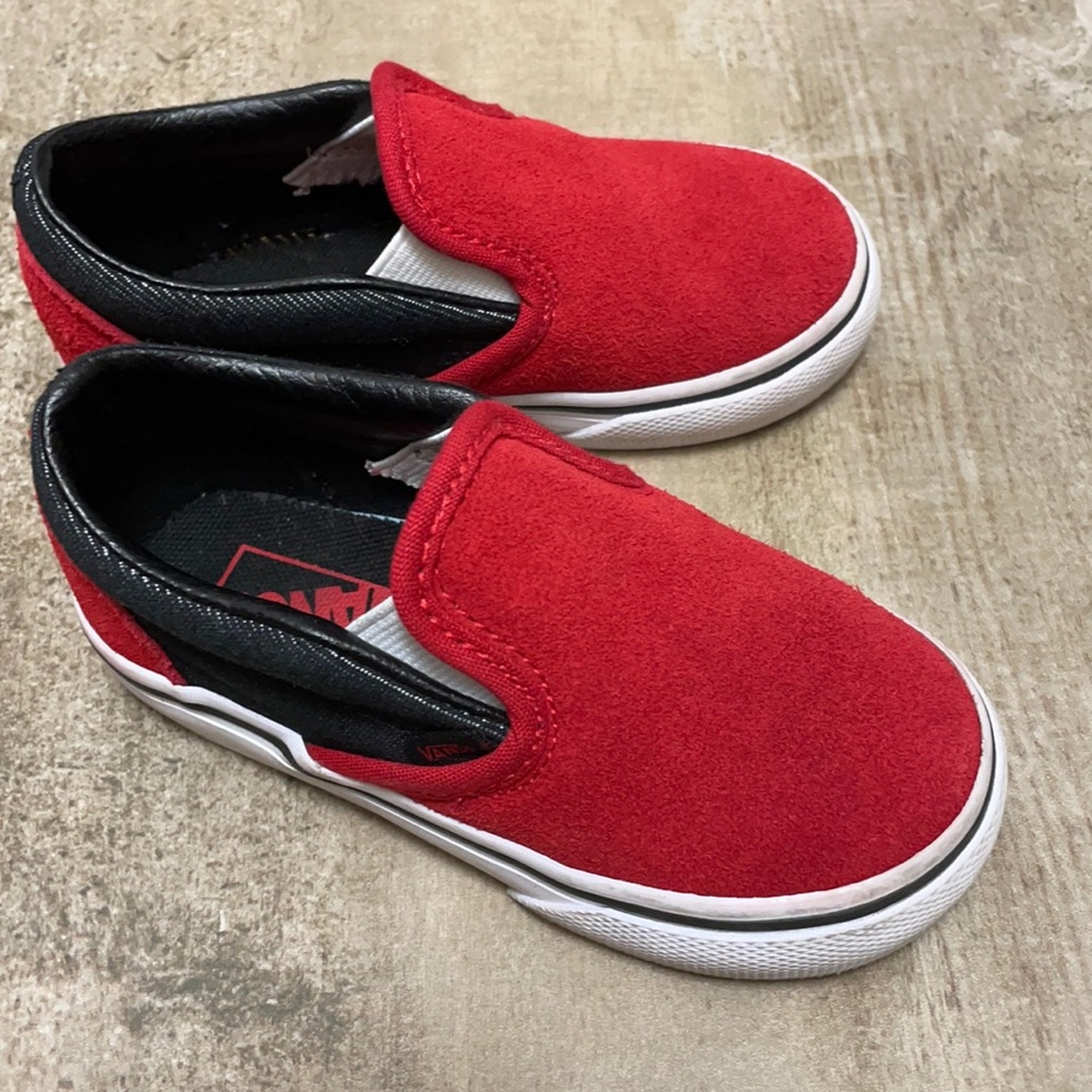 Red Suede Vans